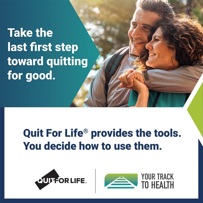 quit for life tobacco cessation program Most patients who want to will speak with a healthcare professional before they ever join a program. But are clinicians receiving enough training to guide those conversations effectively? In Institution Resources for Tobacco Cessation